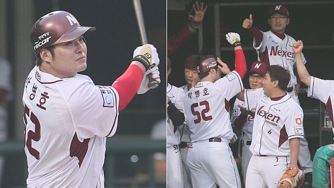 거포 박병호, 국내 선수 6번째 40홈런 ‘쾅!’