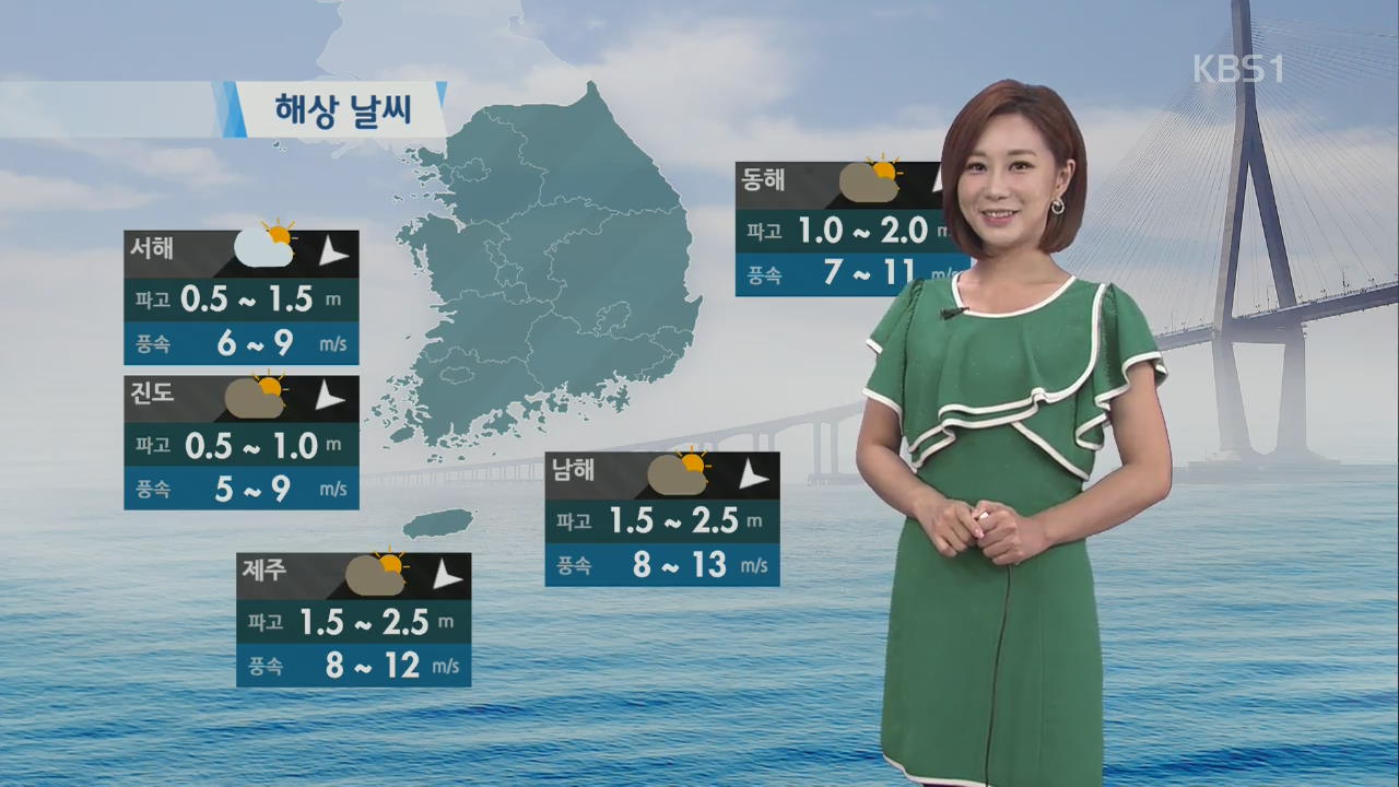 큰 일교차…서울·경기·영서, 소나기