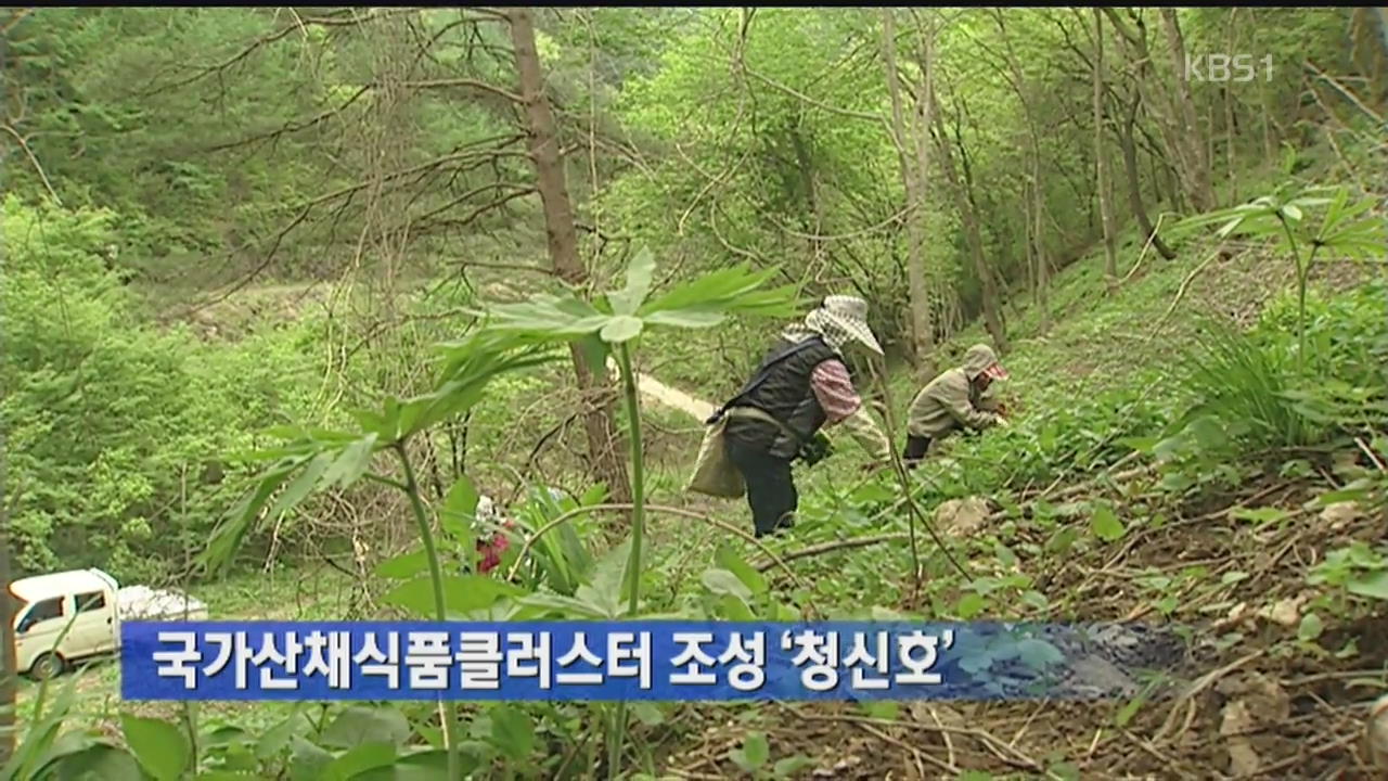 국가산채식품클러스터 조성 ‘청신호’