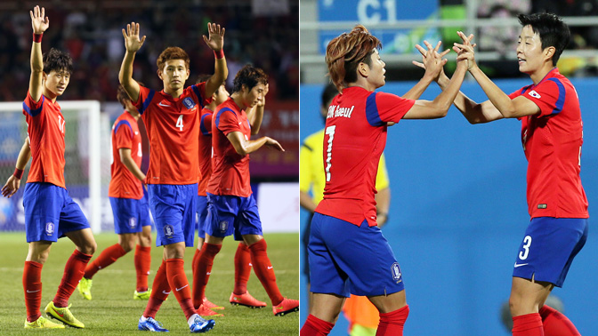 AG 남녀 축구, 나란히 2연승! ‘금빛 순항’