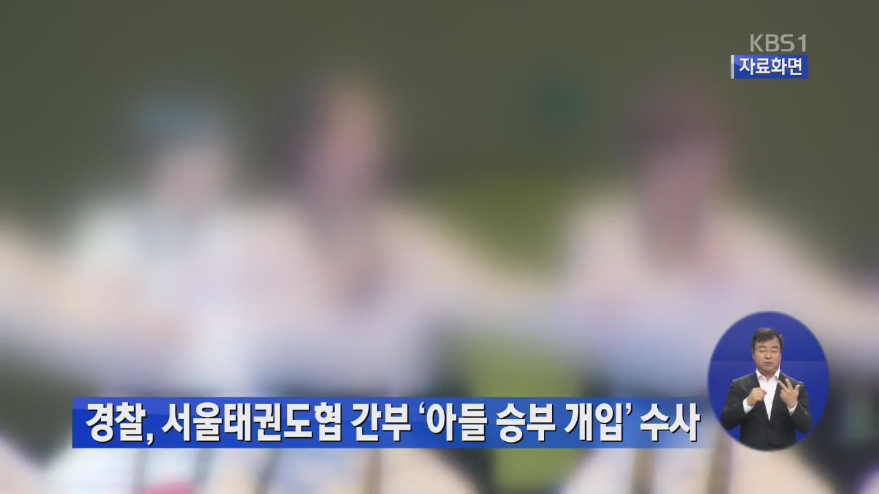 경찰, 서울태권도협 간부 ‘아들 승부 개입’ 수사