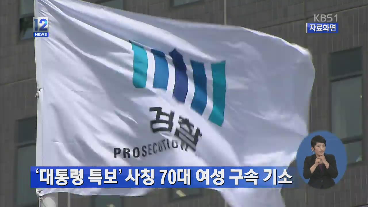 ‘대통령 특보’ 사칭 70대 여성 구속 기소