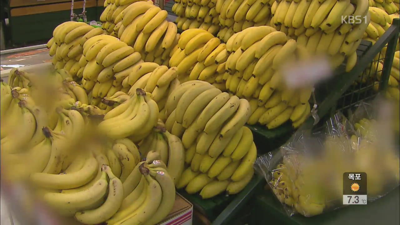 ‘기준치 100배’ 농약 바나나 700톤 유통…안전구멍 뜷렸다