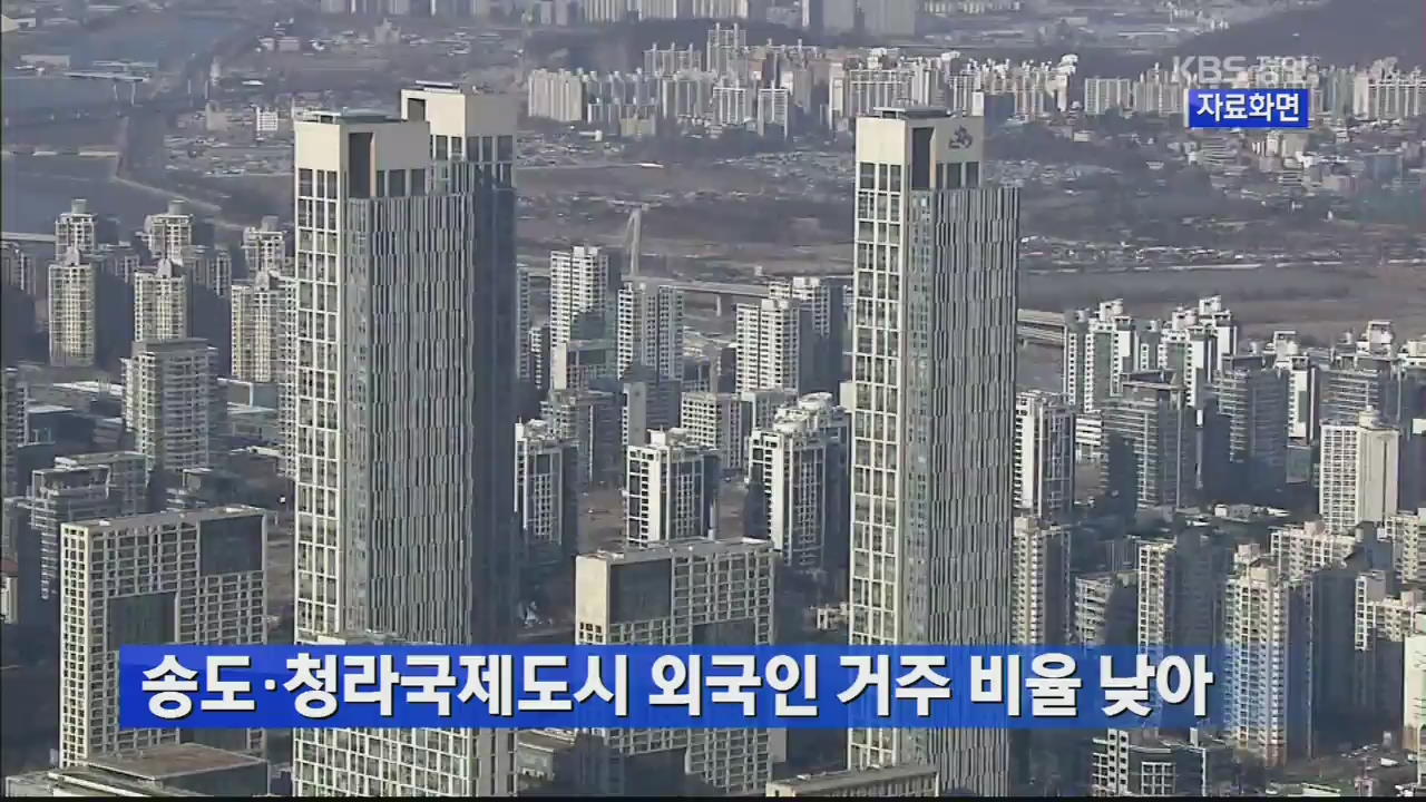 송도·청라국제도시 외국인 거주 비율 낮아