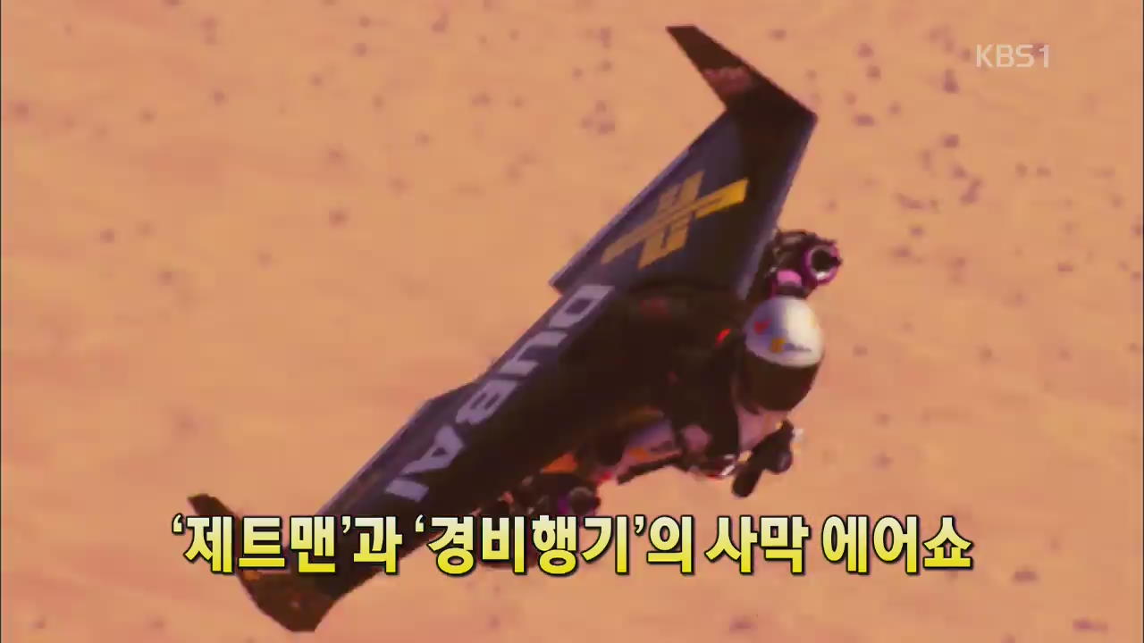 [세상의 창] ‘제트맨’과 ‘경비행기’의 사막 에어쇼  