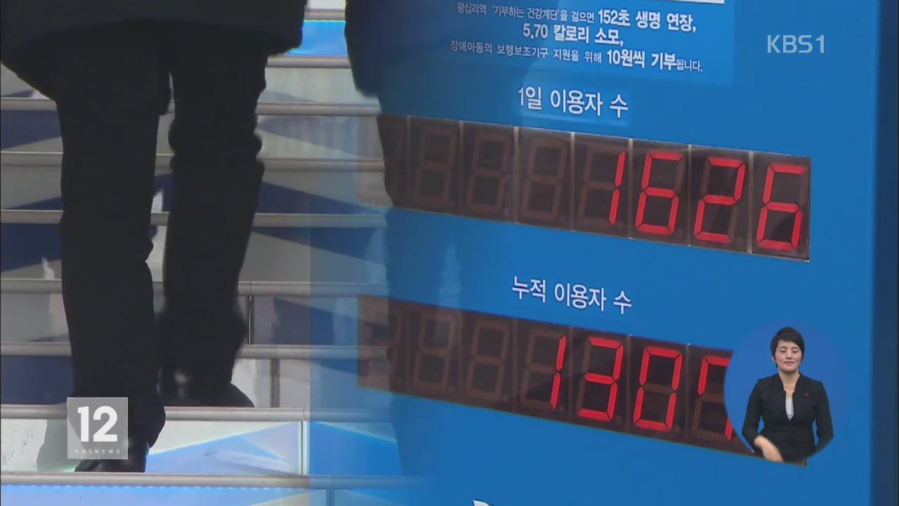 건강 챙기고 기부도 하는 ‘특별한 계단’