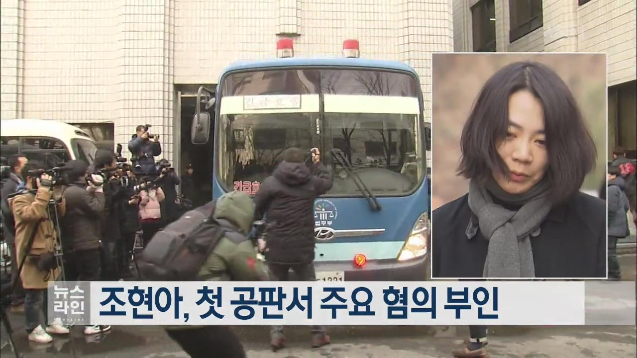 조현아, 첫 공판서 주요 혐의 부인