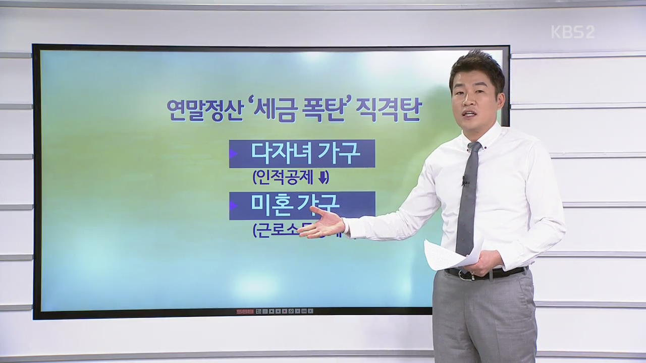 [뉴스 읽어주는 남자] 연말정산 ‘세금폭탄’ 직격탄