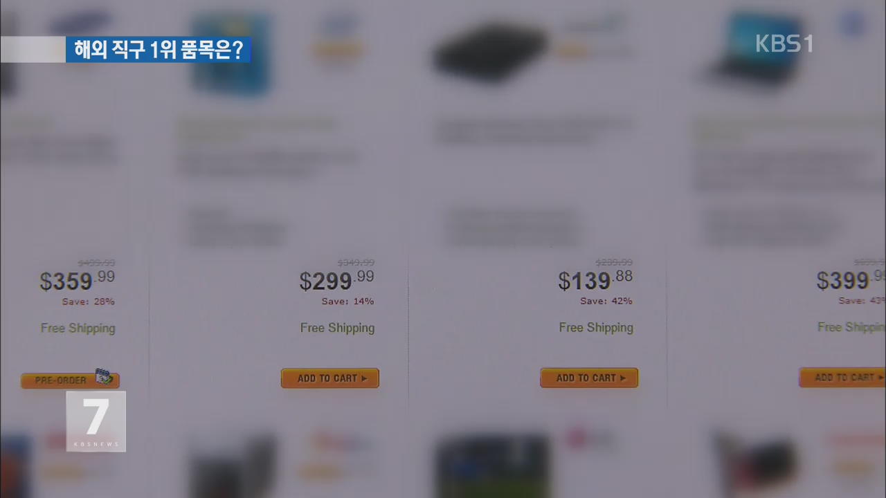 지난해 해외직구 ‘사상 최대’…고가품 구매 증가