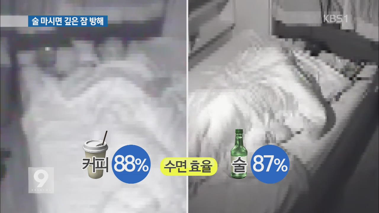 [생활현장] ‘잠 도둑’ 알코올, 카페인보다 더 치명적
