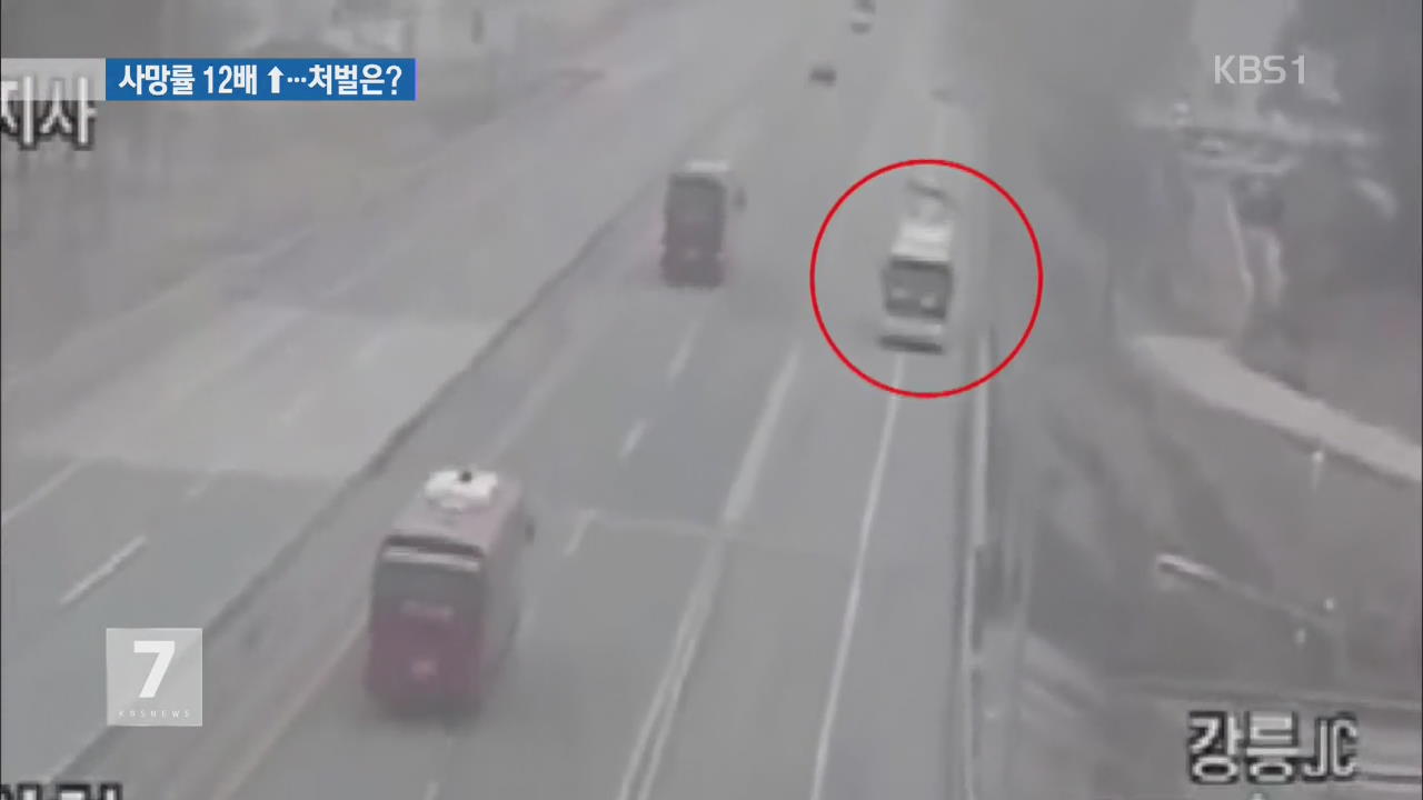 ‘고속도로 역주행 치명적인데…’ 처벌 수위는?