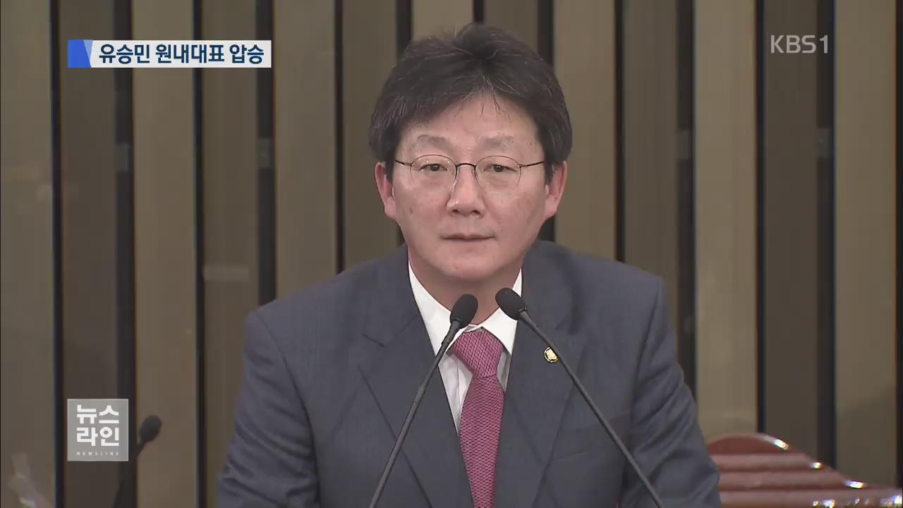 유승민 원내대표 압승…비박계 지도부 장악