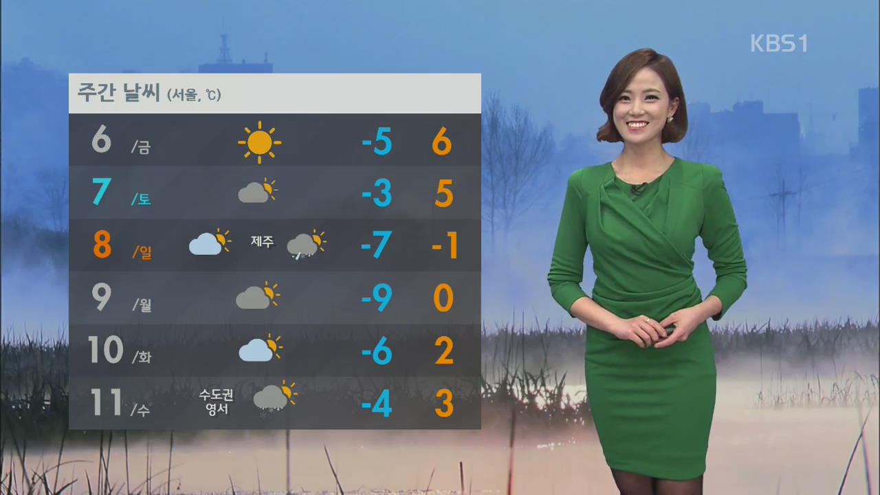 오전까지 미세먼지 농도 높아…동해안 눈