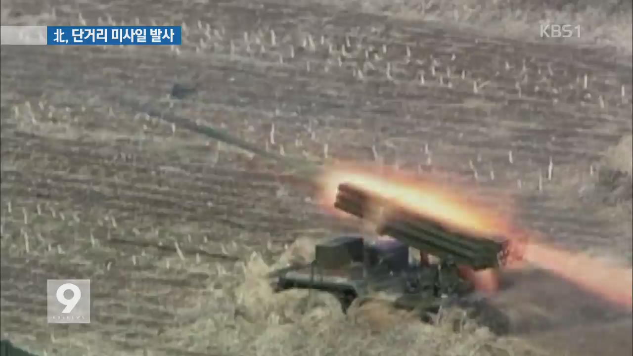 북한, 올해 첫 동해상 단거리 미사일 5발 발사