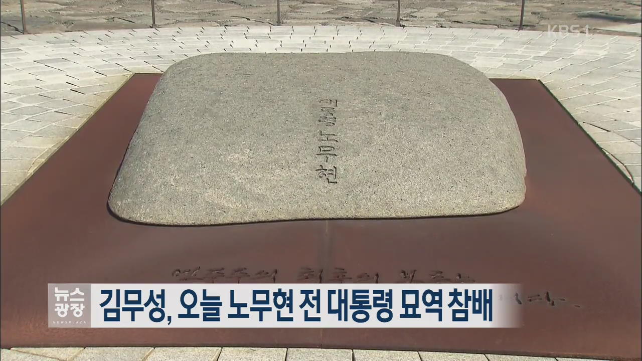 김무성, 오늘 노무현 전 대통령 묘역 참배