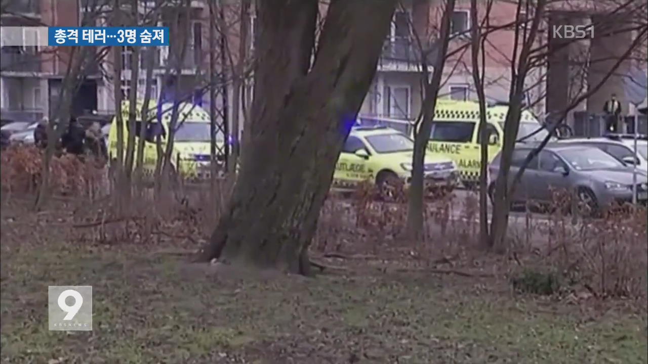 코펜하겐 잇단 총격 테러…용의자 포함 3명 사망