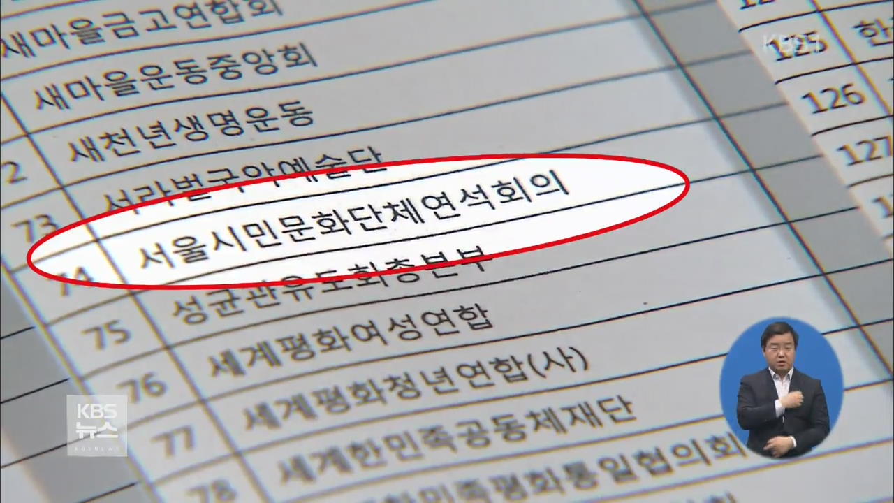 민화협, 허술한 초청대상 선정…신분 확인도 없이 입장