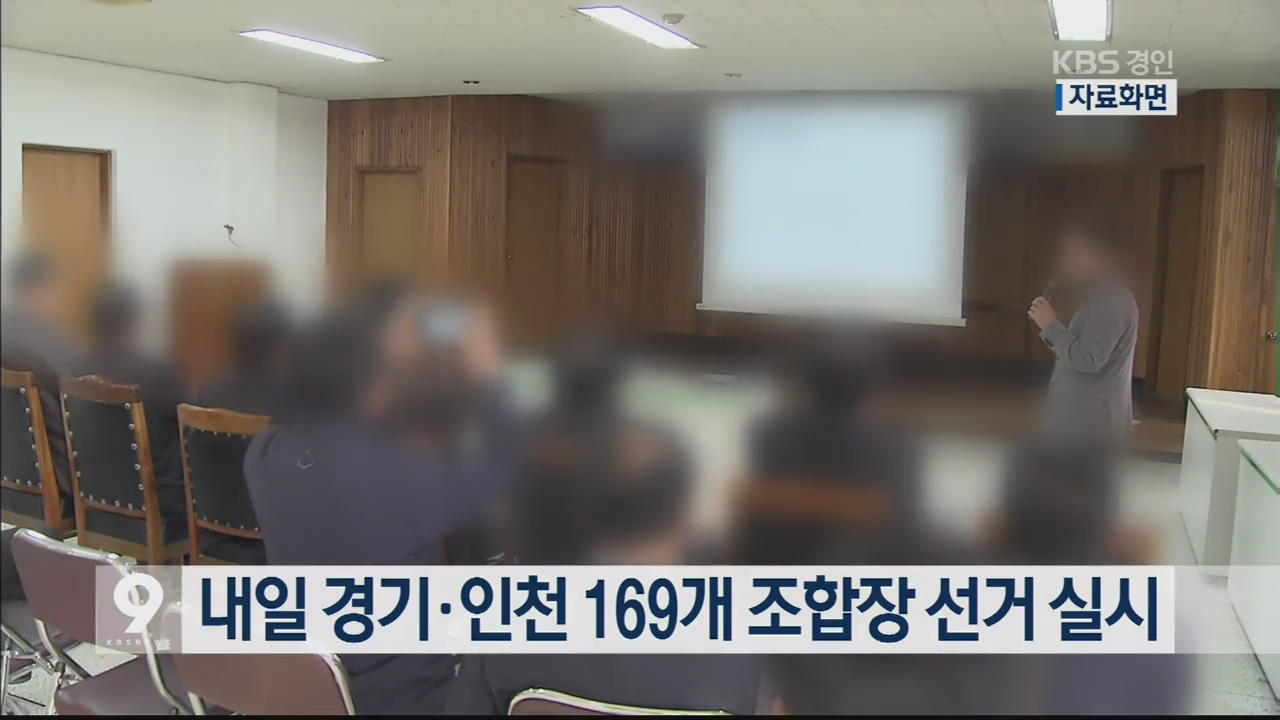 내일 경기·인천 169개 조합장 선거 실시