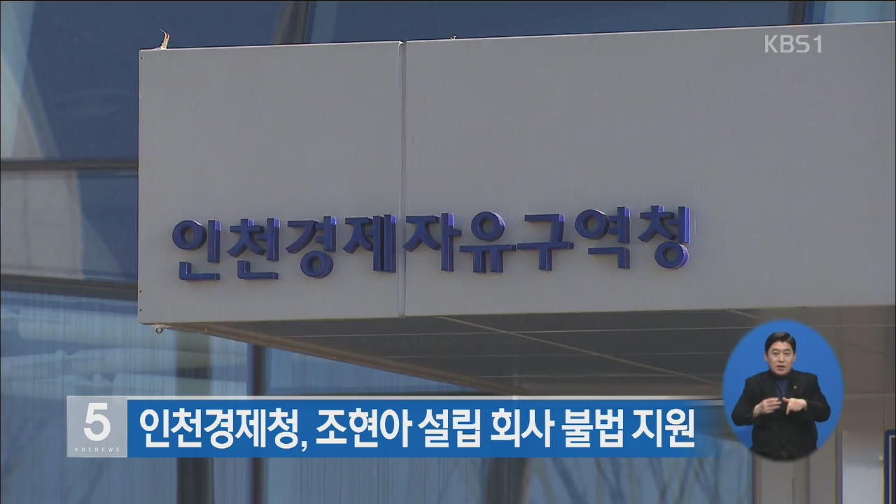 인천경제청, 조현아 설립 회사 불법 지원