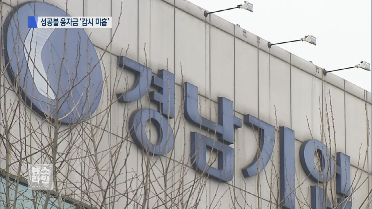 ‘성공불 융자금’ 감시 장치 부족