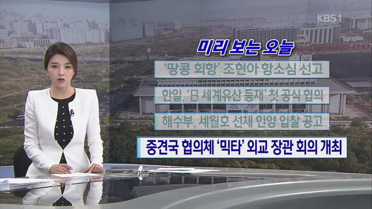 [미리 보는 오늘] ‘땅콩회항’ 조현아 항소심 선고 외