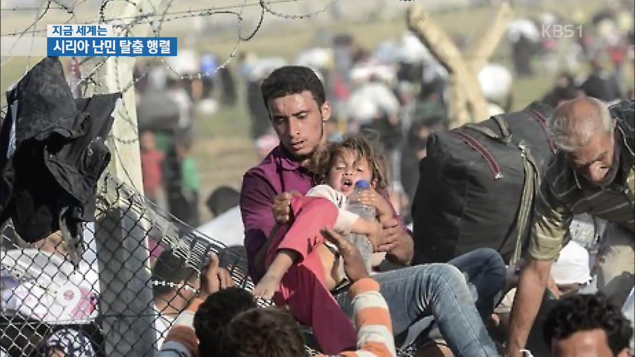 [지금 세계는] 시리아 난민 대탈출…터키 물대포 저지