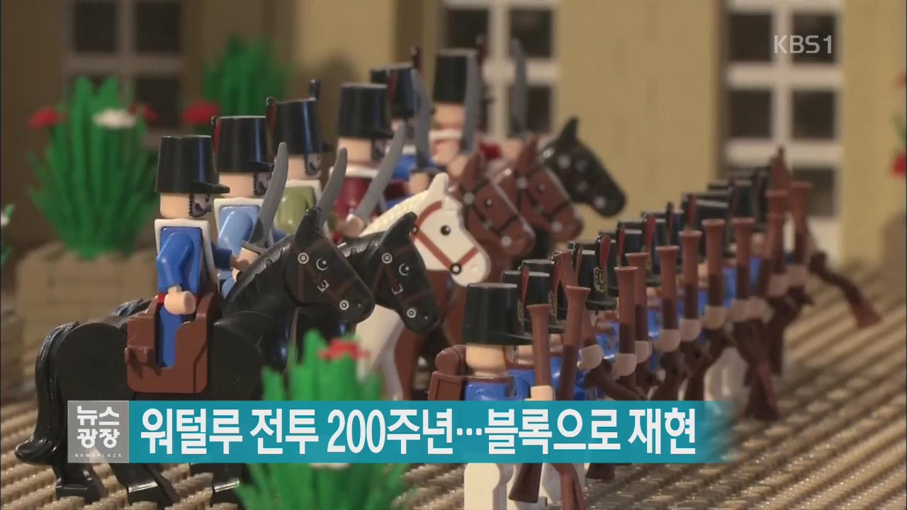 [지금 세계는] 워털루 전투 200주년…블록으로 재현