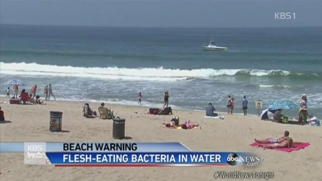미국, 치명적 해변 박테리아 주의!