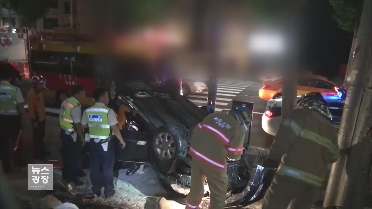 ‘인도 돌진·역주행’ 음주 사고…5명 다쳐