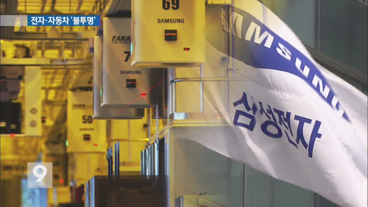 삼성전자 ‘더딘 회복’…하반기 전자·자동차 ‘불투명’