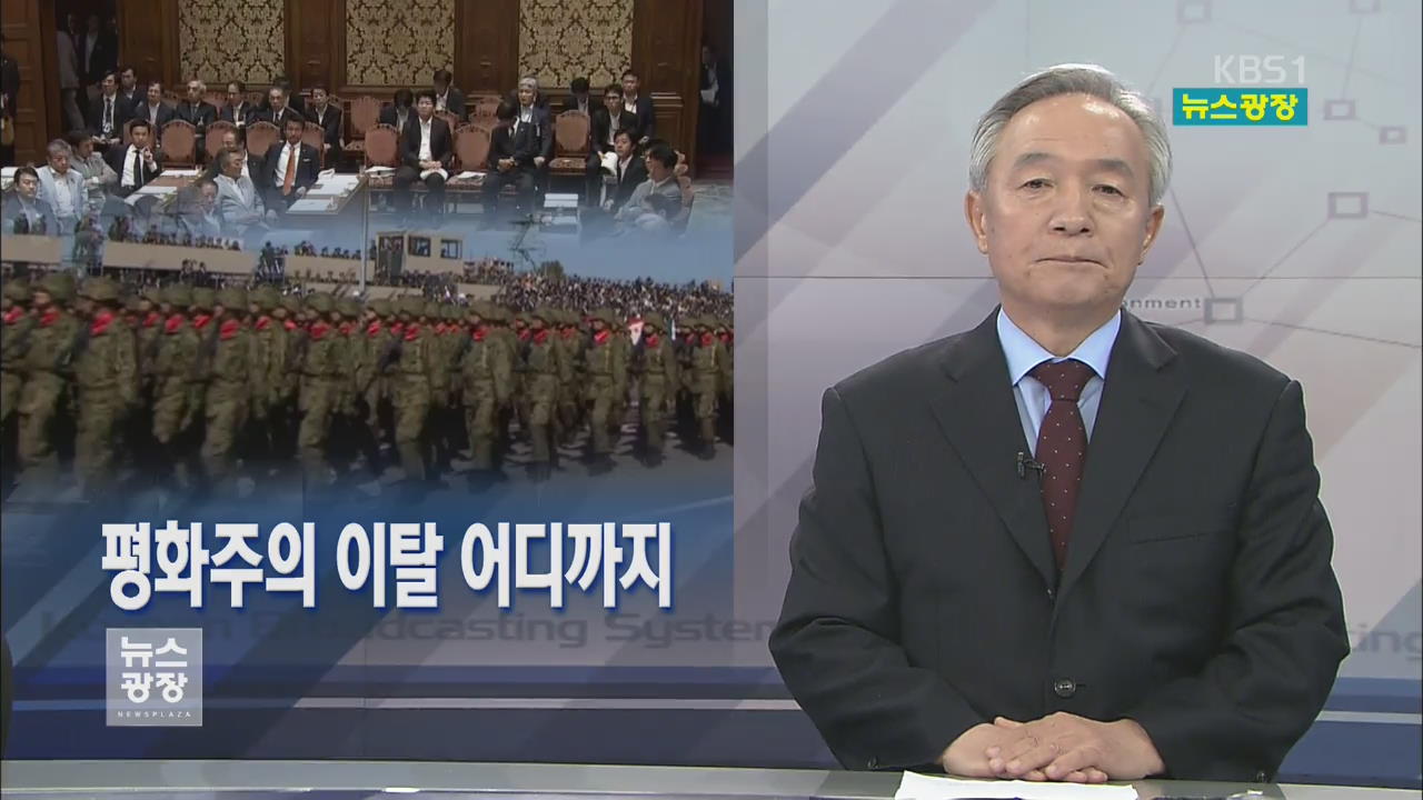 [뉴스해설] 평화주의 이탈 어디까지