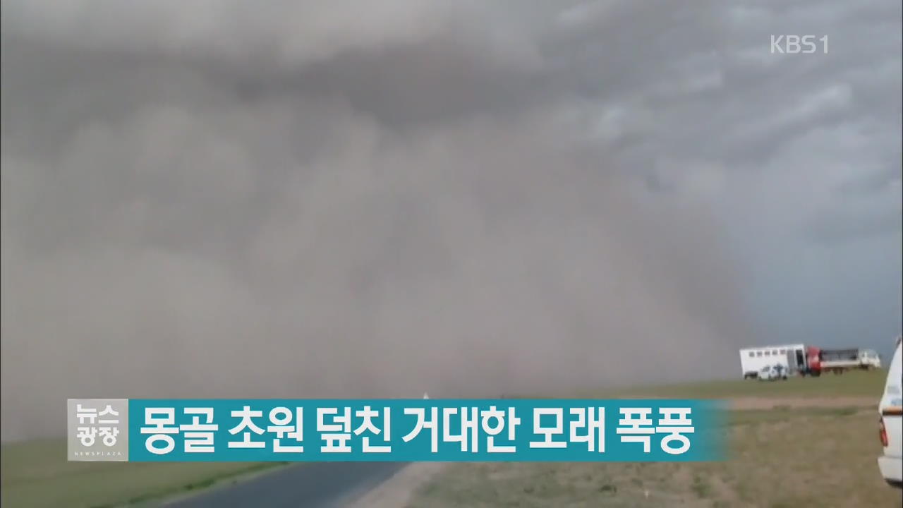 [지금 세계는] 몽골 초원 덮친 거대한 ‘모래폭풍’