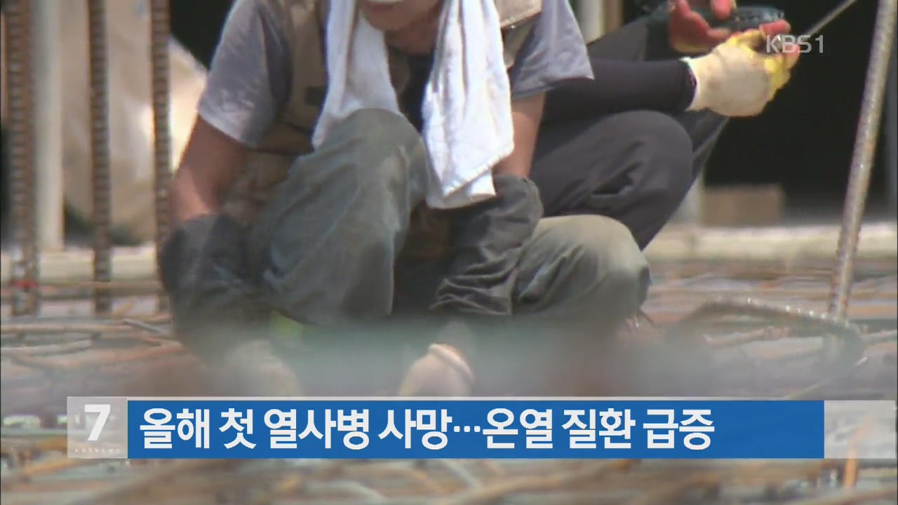 올해 첫 열사병 사망…온열질환 급증