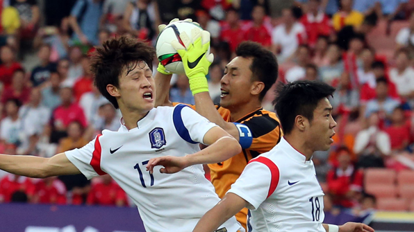 ‘슈팅수 25대4’ 남자축구, 북한전 0-0 무승부