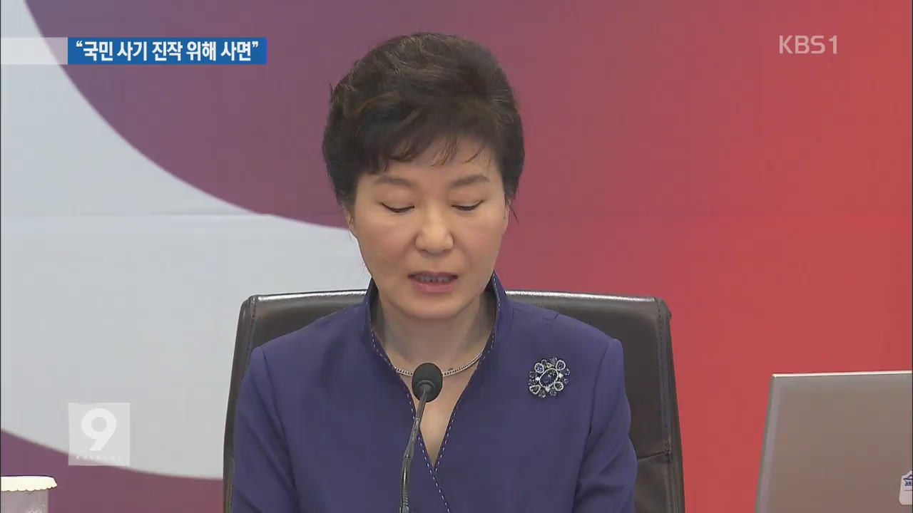 박 대통령 “국민 통합·경제활성화 위한 결정”