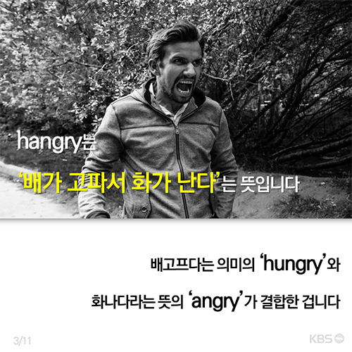 [뉴스픽] 알면 놀랄 영단어…“행그리(hangry) 하구만!”