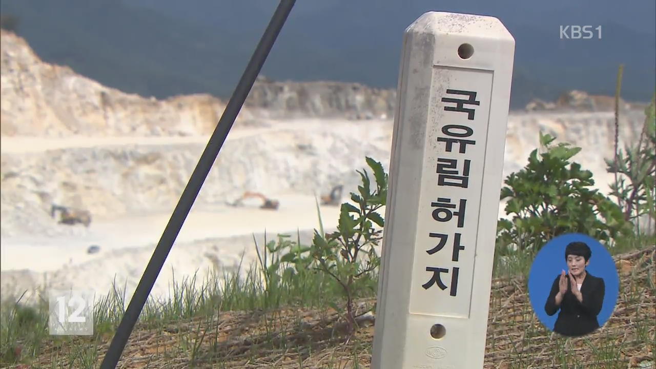 보호지역 지정 10년…신음하는 ‘백두대간’