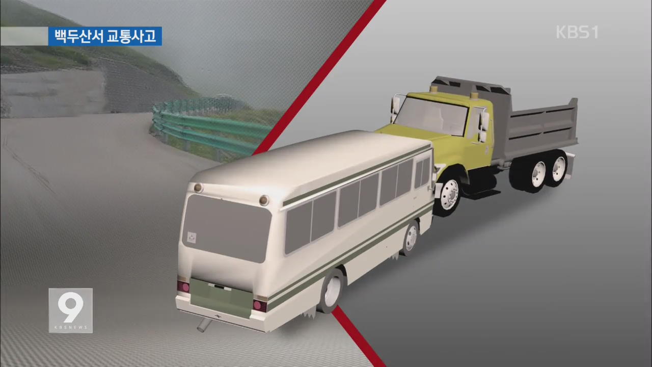 백두산 관광 셔틀버스 사고로 한국인 등 3명 사망