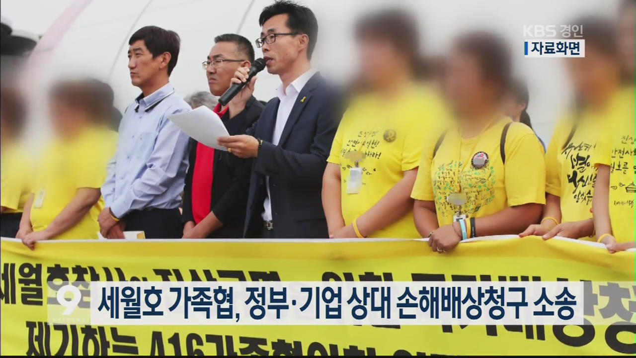 세월호 가족협, 정부·기업 상대 손해배상청구 소송