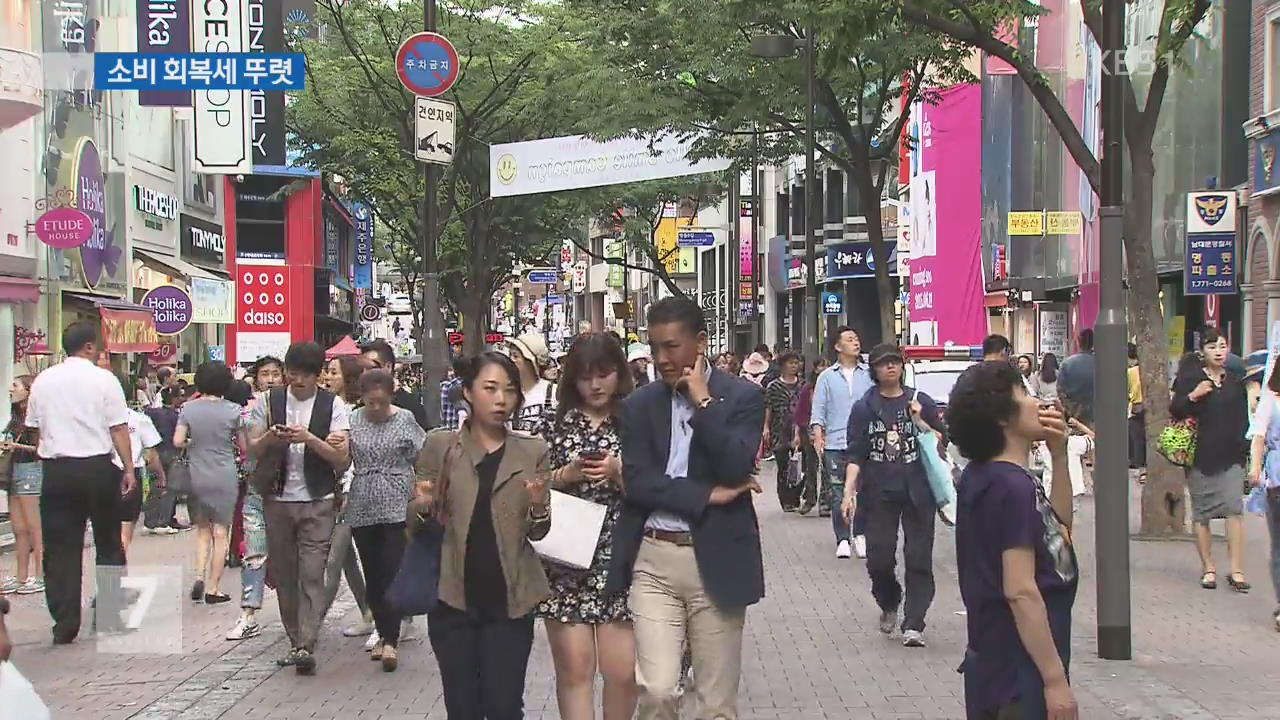 한국경제 다시 ‘온기’…소비 회복세 뚜렷