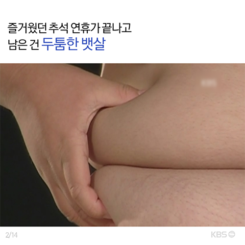 [뉴스픽] 명절이 남기고 간 뱃살, 이렇게 뺀다