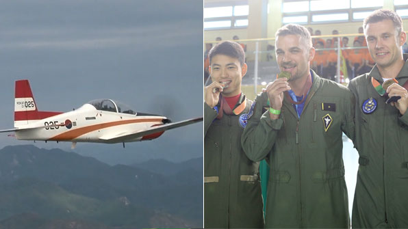 한국, 첫 출전 공군 비행 경기서 ‘값진 은메달’