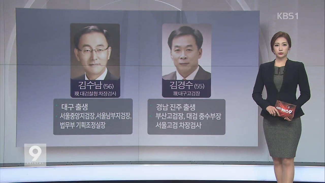 [간추린 단신] 검찰총장 후보 “김수남·김경수·김희관·박성재” 외