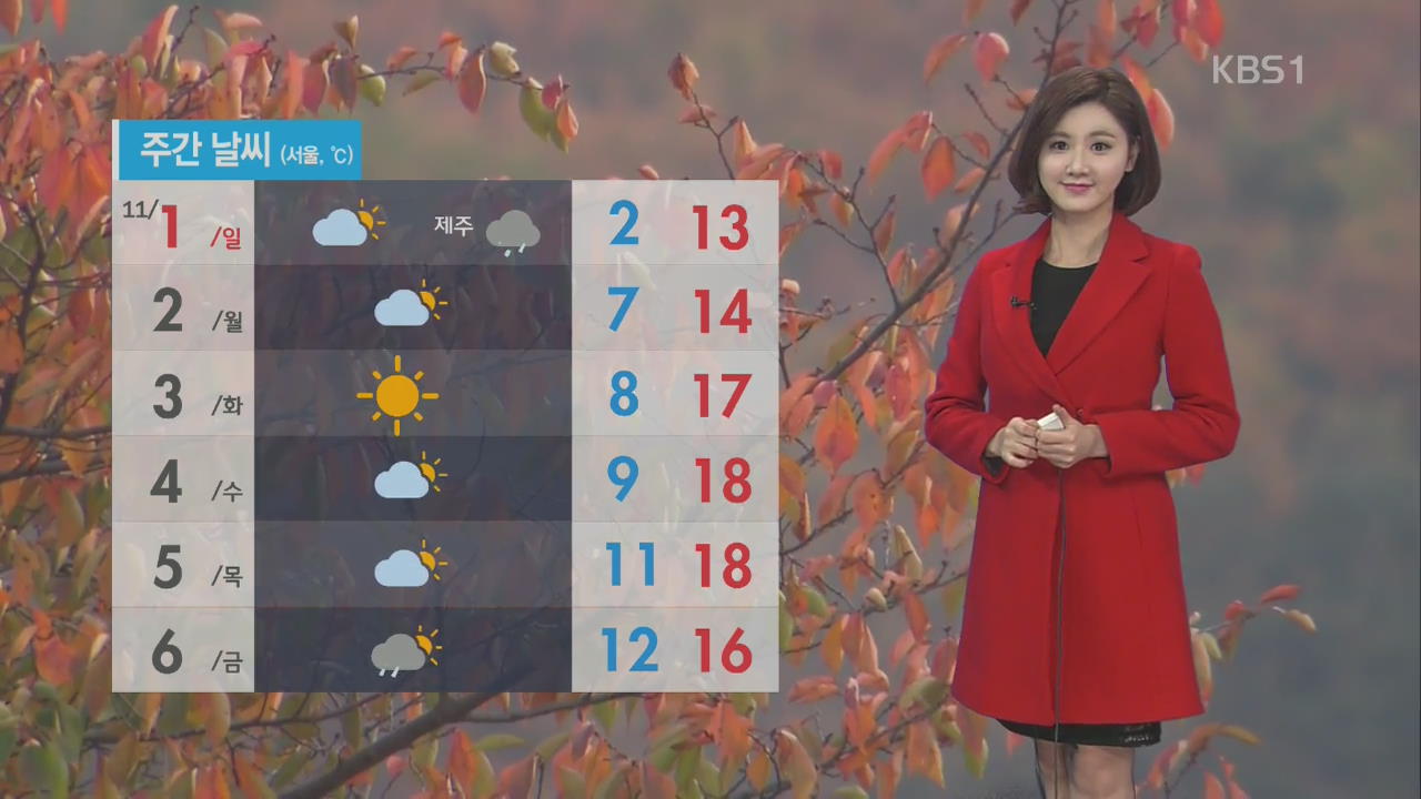 서울 올가을 최저! 추위 절정