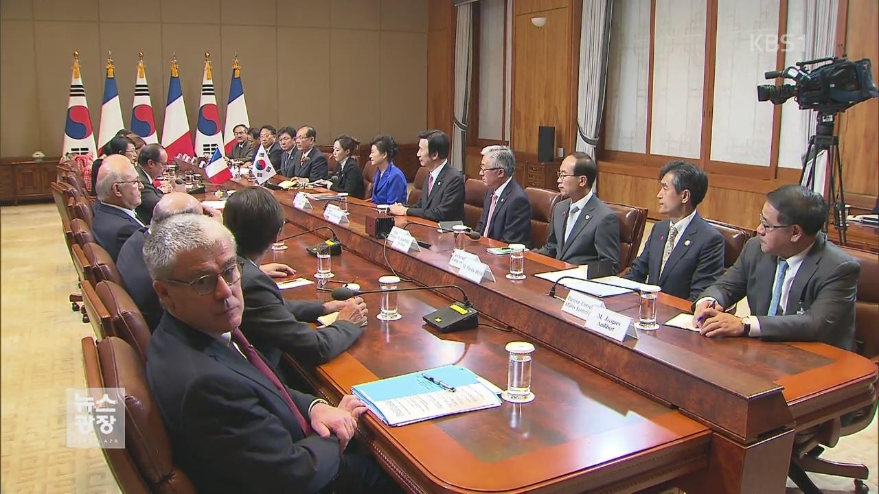 한불 정상회담…기술협력,한국어 수능시험 포함