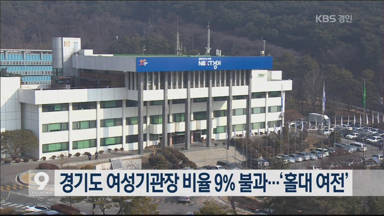 경기도 여성기관장 비율 9% 불과…‘홀대 여전’