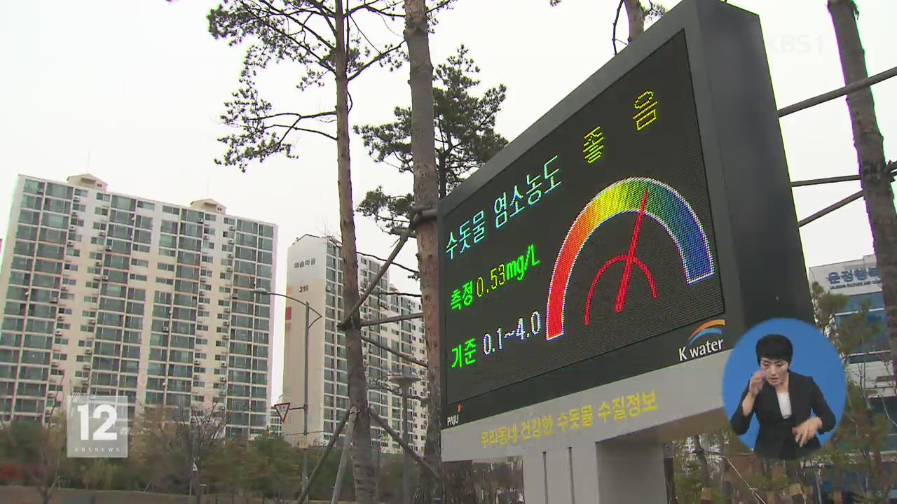 ‘수질 확인’…수돗물 먹는 집 늘었다