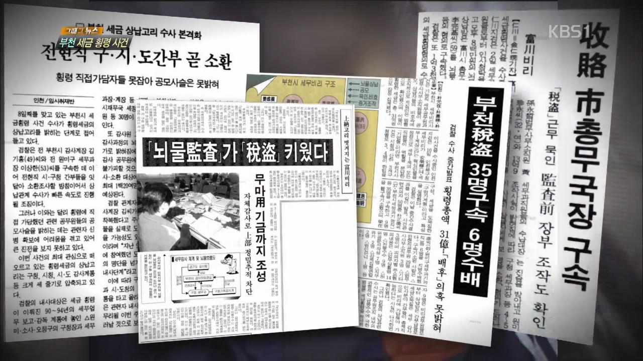 [그때 그 뉴스] 부천 세금 횡령 사건