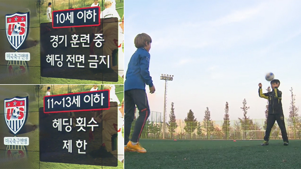 미국 유소년 헤딩 금지 논란…한국 축구는?