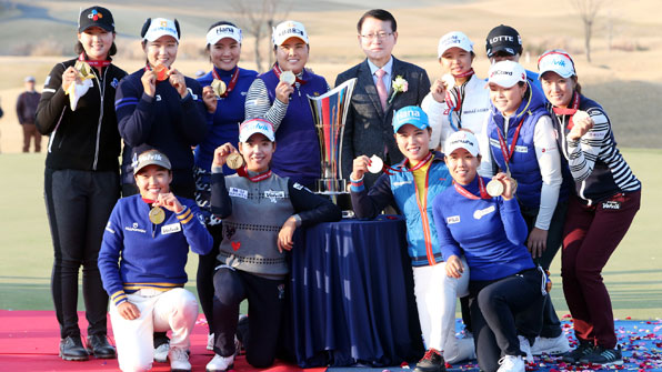 ‘★들의 전쟁’ LPGA팀 우승…MVP 유소연·박성현
